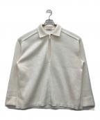 MAISON SPECIALメゾンスペシャル）の古着「Sheer Mesh Collar Pullover」｜ホワイト