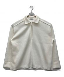 MAISON SPECIAL（メゾンスペシャル）の古着「Sheer Mesh Collar Pullover」｜ホワイト