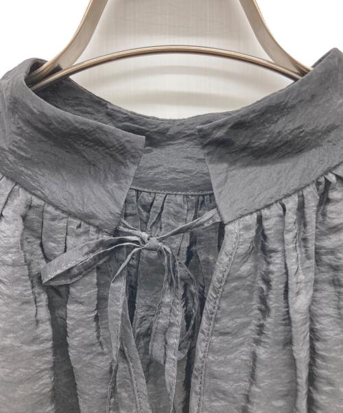 MAISON SPECIAL（メゾンスペシャル）MAISON SPECIAL (メゾンスペシャル) シャーリングボリュームブラウス ブラック サイズ:FREEの古着・服飾アイテム