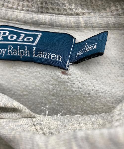 POLO RALPH LAUREN（ポロ・ラルフローレン）POLO RALPH LAUREN (ポロ・ラルフローレン) ポロベアパーカー グレー サイズ:Lの古着・服飾アイテム