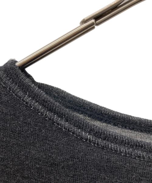YOHJI YAMAMOTO（ヨウジヤマモト）YOHJI YAMAMOTO (ヨウジヤマモト) リネンウールグラフィックロンT ブラック サイズ:2の古着・服飾アイテム
