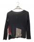 YOHJI YAMAMOTO (ヨウジヤマモト) リネンウールグラフィックロンT ブラック サイズ:2：8000円