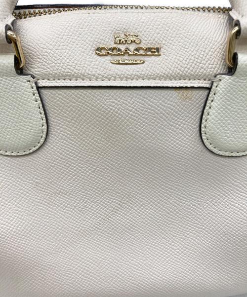 COACH（コーチ）COACH (コーチ) 2wayミニボストンバッグ ホワイトの古着・服飾アイテム