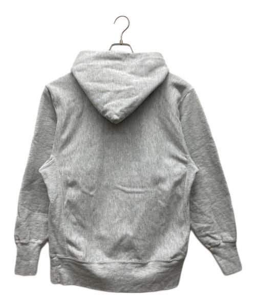 Champion REVERSE WEAVE（チャンピオン リバース ウィーブ）Champion REVERSE WEAVE (チャンピオン リバース ウィーブ) リバースウィーブスウェットパーカー グレー サイズ:LARGEの古着・服飾アイテム