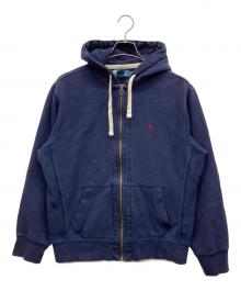 POLO RALPH LAUREN（ポロ・ラルフローレン）の古着「ジップパーカー」｜ネイビー