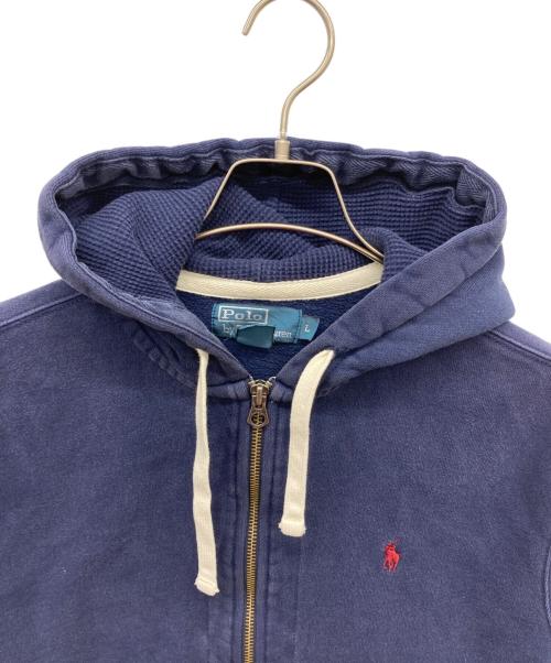 POLO RALPH LAUREN（ポロ・ラルフローレン）POLO RALPH LAUREN (ポロ・ラルフローレン) ジップパーカー ネイビー サイズ:Lの古着・服飾アイテム