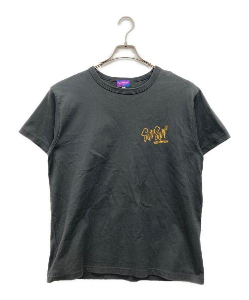 Sun Surf（サンサーフ）Sun Surf (サンサーフ) プリントTシャツ ブラック サイズ:Ｌの古着・服飾アイテム