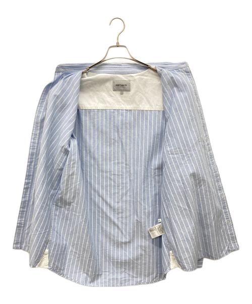 CarHartt（カーハート）CarHartt (カーハート) マチ付きボタンダウンシャツ ネイビー サイズ:L 180/96Aの古着・服飾アイテム