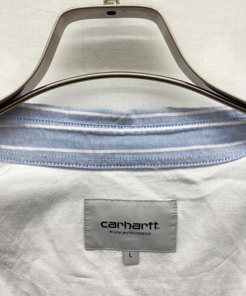 CarHartt（カーハート）CarHartt (カーハート) マチ付きボタンダウンシャツ ネイビー サイズ:L 180/96Aの古着・服飾アイテム