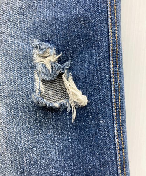 DOG TOWN（ドッグ タウン）DOG TOWN (ドッグ タウン) 00s ロゴ刺繍デニムハーフパンツ インディゴ サイズ:LARGEの古着・服飾アイテム