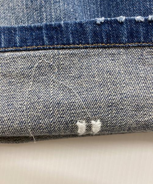 DOG TOWN（ドッグ タウン）DOG TOWN (ドッグ タウン) 00s ロゴ刺繍デニムハーフパンツ インディゴ サイズ:LARGEの古着・服飾アイテム
