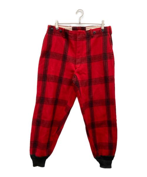 USED（ユーズド）USED (ユーズド) ウールハンティングパンツ レッド サイズ:なしの古着・服飾アイテム