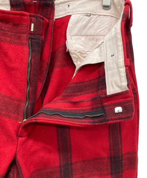 USED（ユーズド）USED (ユーズド) ウールハンティングパンツ レッド サイズ:なしの古着・服飾アイテム