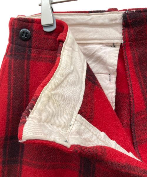 USED（ユーズド）USED (ユーズド) ウールハンティングパンツ レッド サイズ:なしの古着・服飾アイテム