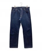 DENIMEドゥニーム）の古着「セルビッチデニムパンツ」｜インディゴ