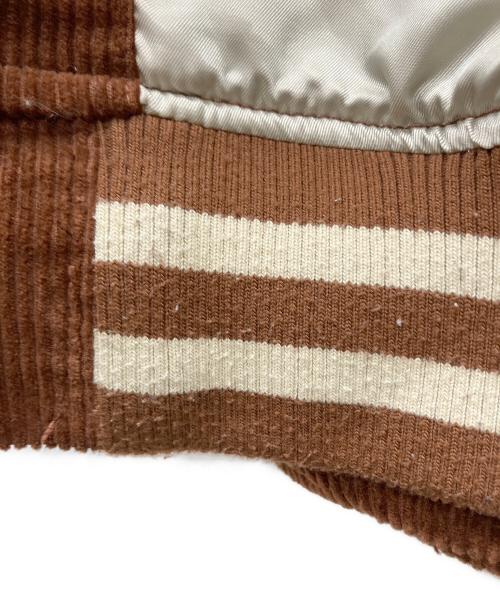 X-LARGE（エクストララージ）X-LARGE (エクストララージ) EMBROIDERY EMBLEM CORDUROY JACKET ブラウン サイズ:Lの古着・服飾アイテム