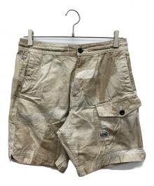 G-STAR RAW（ジースターロゥ）の古着「Sport Trainer Shorts Allover」｜ベージュ