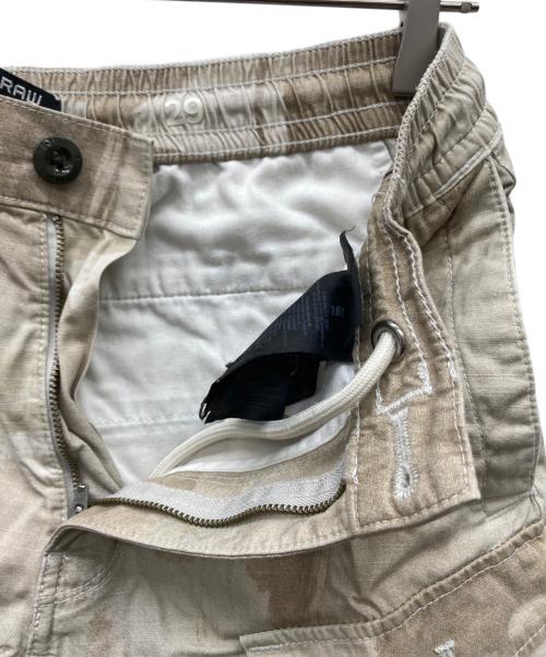 G-STAR RAW（ジースターロゥ）G-STAR RAW (ジースターロゥ) Sport Trainer Shorts Allover ベージュ サイズ:29の古着・服飾アイテム