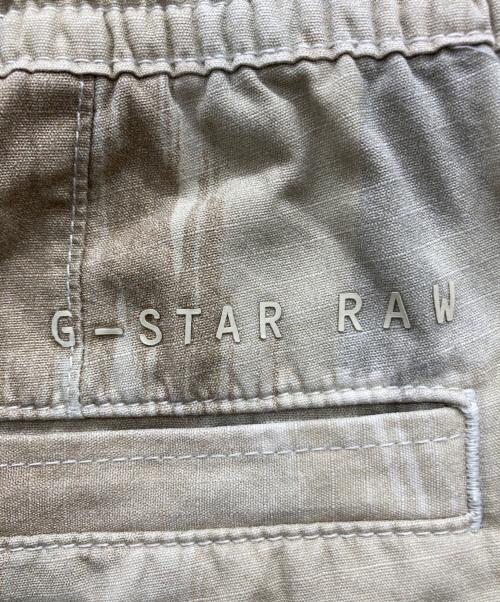 G-STAR RAW（ジースターロゥ）G-STAR RAW (ジースターロゥ) Sport Trainer Shorts Allover ベージュ サイズ:29の古着・服飾アイテム