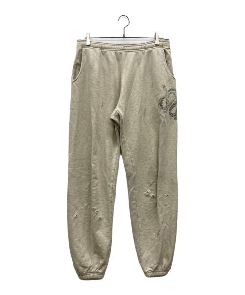 GOD'S WATCHING（ゴッズウォッチング）GOD'S WATCHING (ゴッズウォッチング) プリントスウェットパンツ グレー サイズ:Lの古着・服飾アイテム