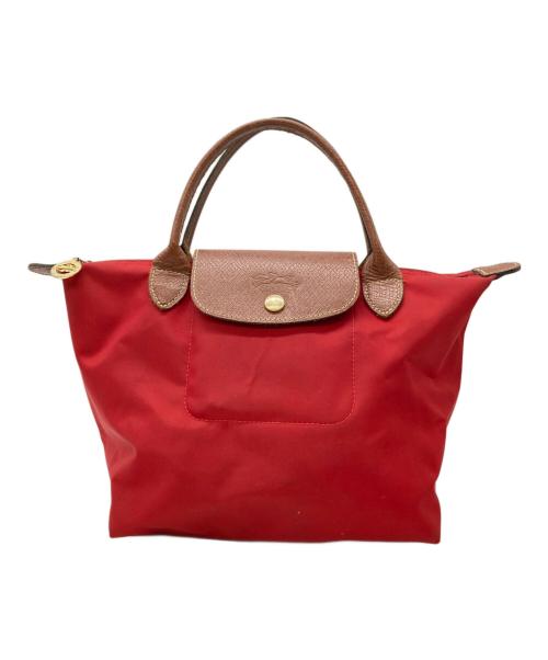 LONGCHAMP（ロンシャン）LONGCHAMP (ロンシャン) ハンドバッグ レッドの古着・服飾アイテム