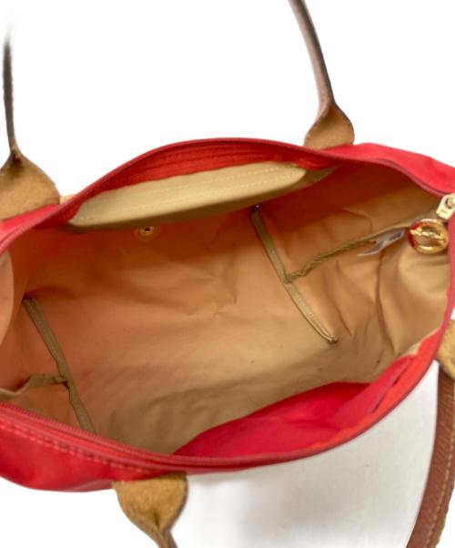 LONGCHAMP（ロンシャン）LONGCHAMP (ロンシャン) ハンドバッグ レッドの古着・服飾アイテム