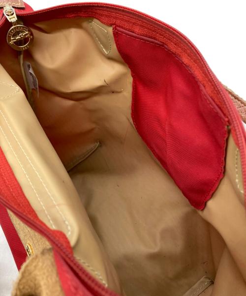 LONGCHAMP（ロンシャン）LONGCHAMP (ロンシャン) ハンドバッグ レッドの古着・服飾アイテム