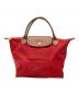 LONGCHAMP（ロンシャン）の古着「ハンドバッグ」｜レッド