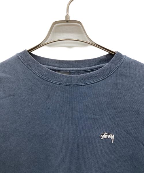 stussy（ステューシー）stussy (ステューシー) ライトウエイトスウェット ネイビー サイズ:MEDIUMの古着・服飾アイテム