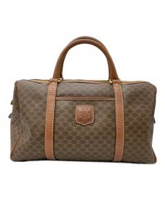 CELINE ブラウン レザーボストンバッグ 中古・古着通販】CELINE (セリーヌ) ボストンバッグ ブラウン