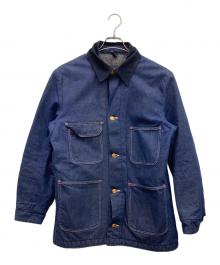 Wrangler（ラングラー）の古着「ブランケットデニムカバーオール」｜インディゴ
