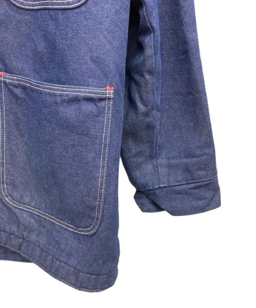 Wrangler（ラングラー）Wrangler (ラングラー) ブランケットデニムカバーオール インディゴ サイズ:38の古着・服飾アイテム
