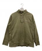 NAUTICA JEANS CO.ノーティカジーンズカンパニ）の古着「ヘンリーネックスウェット」｜カーキ