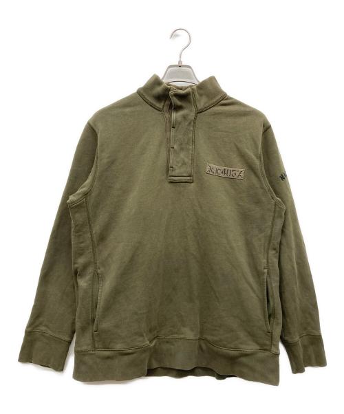 NAUTICA JEANS CO.（ノーティカジーンズカンパニ）NAUTICA JEANS CO. (ノーティカジーンズカンパニ) ヘンリーネックスウェット カーキ サイズ:Ｌの古着・服飾アイテム