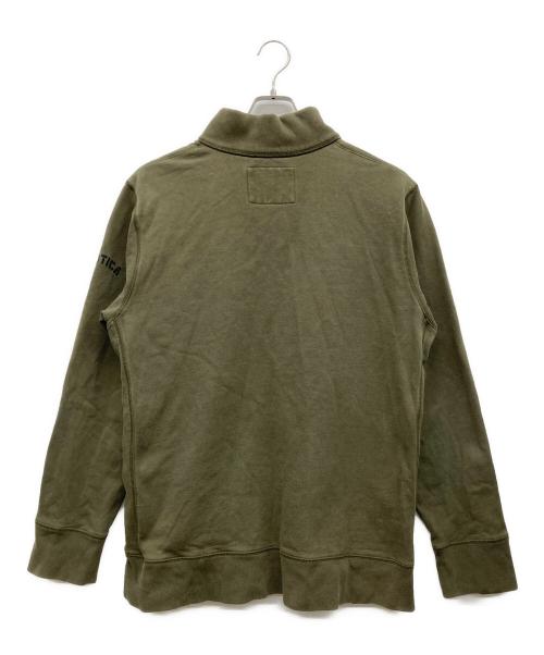 NAUTICA JEANS CO.（ノーティカジーンズカンパニ）NAUTICA JEANS CO. (ノーティカジーンズカンパニ) ヘンリーネックスウェット カーキ サイズ:Ｌの古着・服飾アイテム