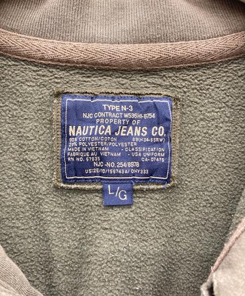 NAUTICA JEANS CO.（ノーティカジーンズカンパニ）NAUTICA JEANS CO. (ノーティカジーンズカンパニ) ヘンリーネックスウェット カーキ サイズ:Ｌの古着・服飾アイテム