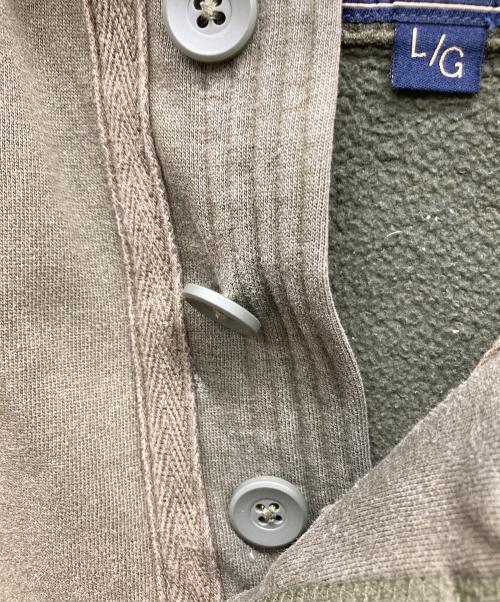 NAUTICA JEANS CO.（ノーティカジーンズカンパニ）NAUTICA JEANS CO. (ノーティカジーンズカンパニ) ヘンリーネックスウェット カーキ サイズ:Ｌの古着・服飾アイテム