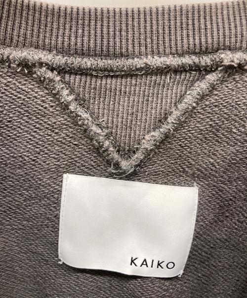 kaiko（カイコー）KAIKO (カイコー) FADED HEAVYWEIGHT SWEAT SHIRT ブラック サイズ:2の古着・服飾アイテム