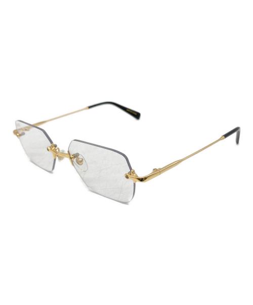 9FIVE（ナイン・ファイブ）9FIVE (ナイン・ファイブ) VILLA Black & 24k Gold クリアレンズ サイズ:なしの古着・服飾アイテム