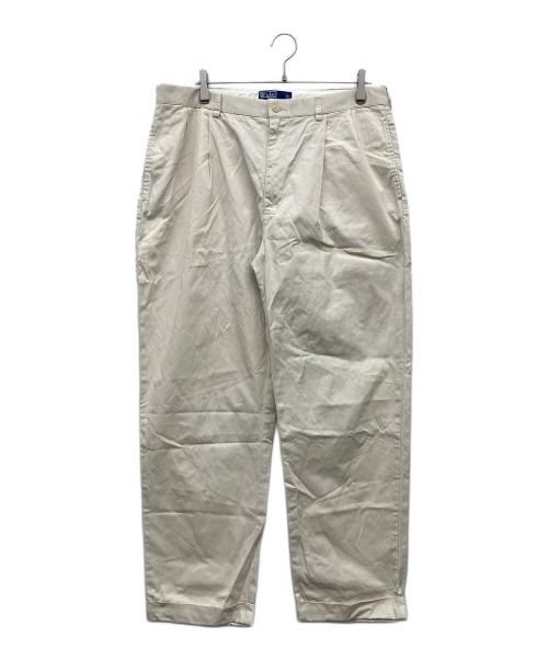 POLO RALPH LAUREN（ポロ・ラルフローレン）POLO RALPH LAUREN (ポロ・ラルフローレン) 2タックパンツ ベージュ サイズ:36の古着・服飾アイテム