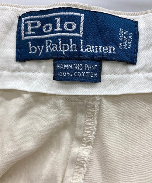 POLO RALPH LAUREN（ポロ・ラルフローレン）POLO RALPH LAUREN (ポロ・ラルフローレン) 2タックパンツ ベージュ サイズ:36の古着・服飾アイテム