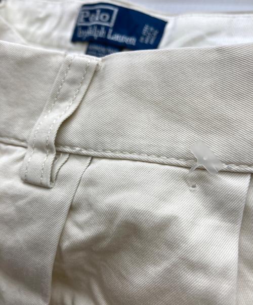 POLO RALPH LAUREN（ポロ・ラルフローレン）POLO RALPH LAUREN (ポロ・ラルフローレン) 2タックパンツ ベージュ サイズ:36の古着・服飾アイテム