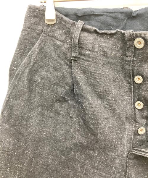 confect（コンフェクト）CONFECT (コンフェクト) コットンヘンプデニム ブラック サイズ:4の古着・服飾アイテム