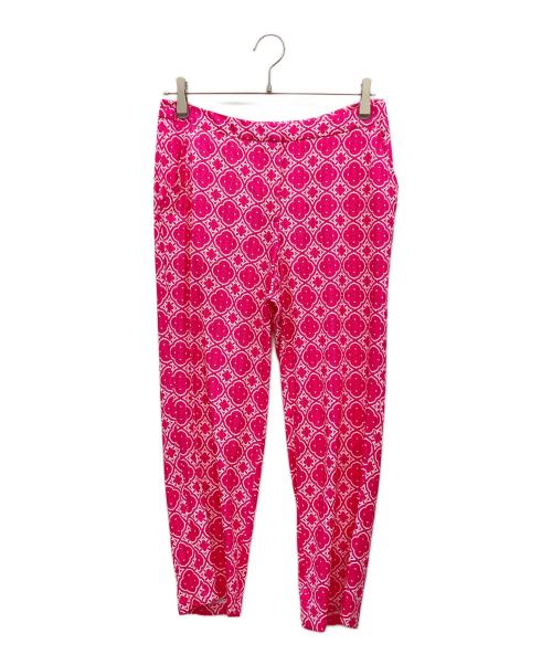 camicettasnob（カミセッタスノーブ）CAMICETTASNOB (カミセッタスノーブ) 総柄パンツ ピンク サイズ:42の古着・服飾アイテム