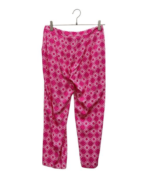 camicettasnob（カミセッタスノーブ）CAMICETTASNOB (カミセッタスノーブ) 総柄パンツ ピンク サイズ:42の古着・服飾アイテム