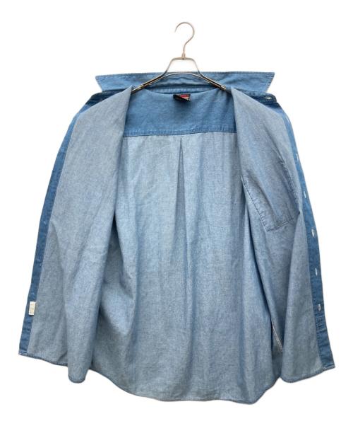 FUBU（フブ）FUBU (フブ) ビッグシャツ ブルー サイズ:Lの古着・服飾アイテム