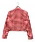 COMME des GARCONS GIRL (コムデギャルソンガール) ギンガムチェックシャツジャケット レッド サイズ:L：23000円