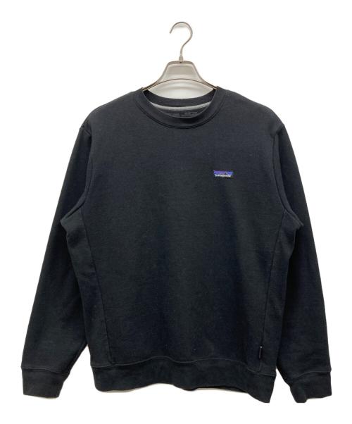 Patagonia（パタゴニア）Patagonia (パタゴニア) M P-6 LABEL UPRISAL CREW SWEATSHIRT ブラック サイズ:Mの古着・服飾アイテム