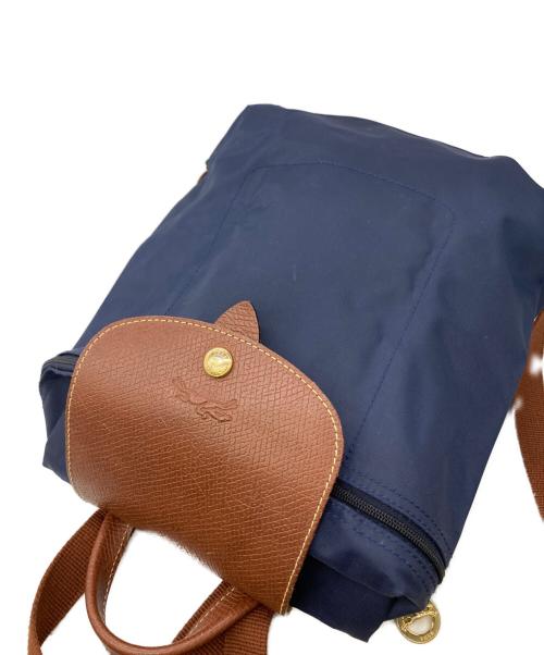 LONGCHAMP（ロンシャン）LONGCHAMP (ロンシャン) ナイロンリュック　ル・プリアージュ ネイビーの古着・服飾アイテム