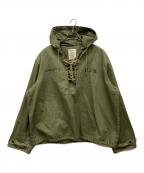 Maden Workwearメイデンワークウェアー）の古着「デッキパーカー」｜カーキ